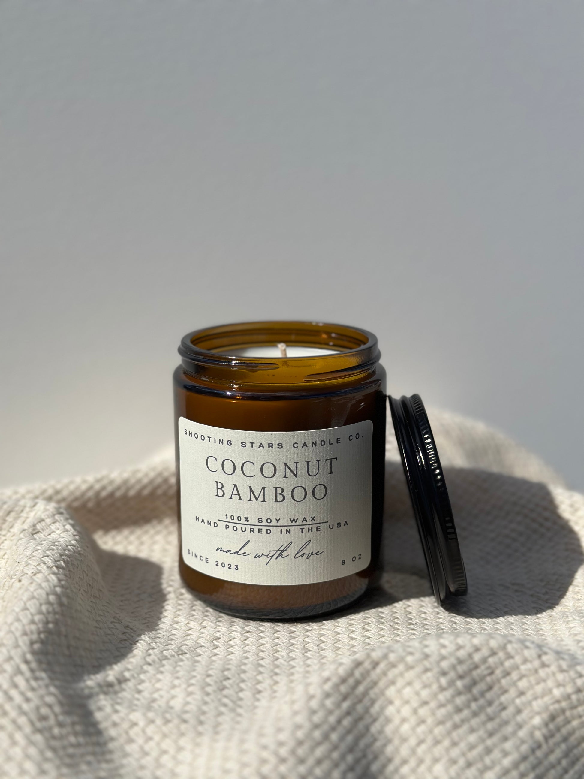 Shooting Stars Candle Co.. Coconut Bamboo. $11.0