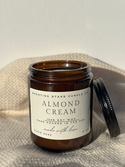 Shooting Stars Candle Co.. Almond Cream. $20.0