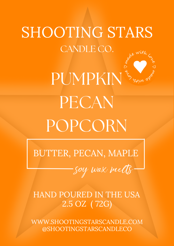 Pumpkin Pecan Popcorn Wax Melts